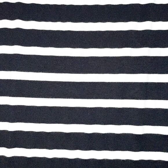 LuLaRoe Julia Dress XS Black and White Striped - Picture 2 of 2